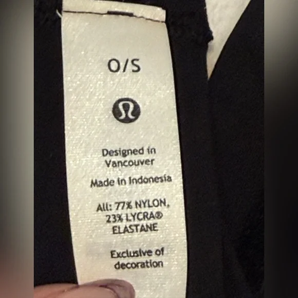 Lululemon Athletica Black Fitness Headband - Picture 5 of 5